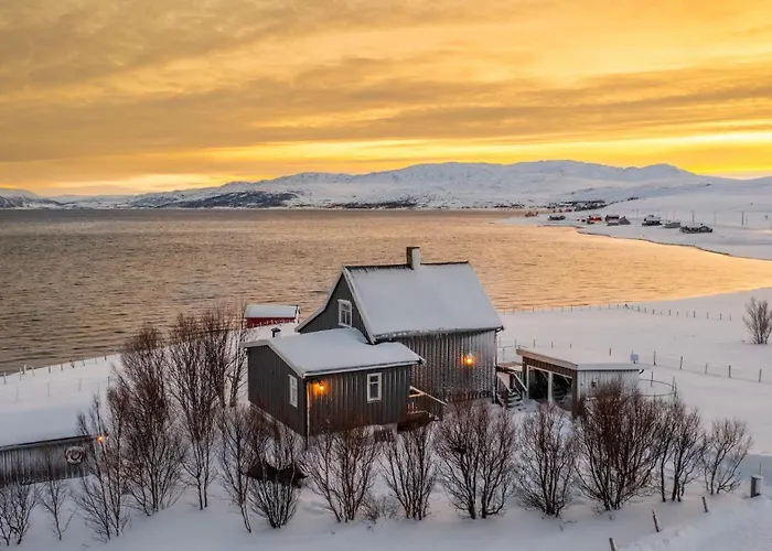 بيت للعطل Jacuzzi, Fjord View & Northern Lights - Close To & North Cape *